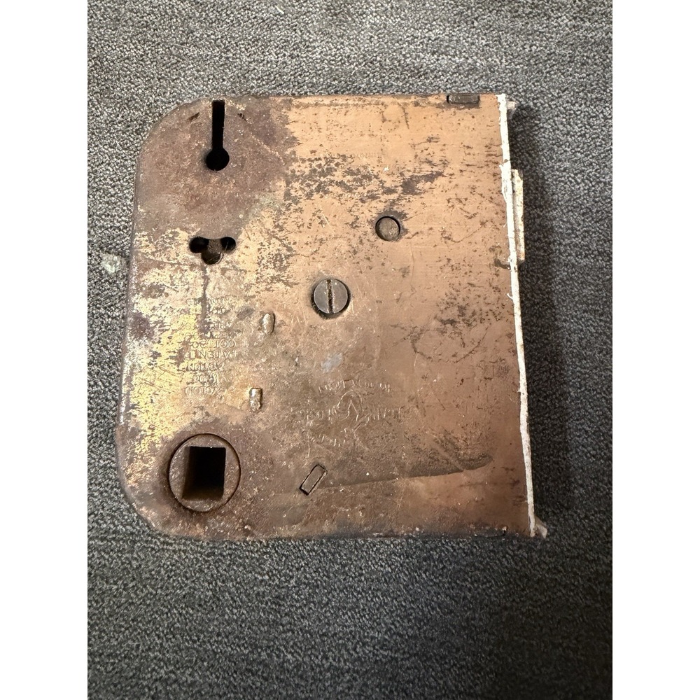 Antique Yale Mortise Lock Box "Junior Vulcan" Patent 1898-No Key included